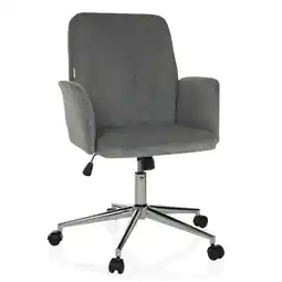 Netto Marken-Discount hjh OFFICE Home Office Bürostuhl SOLAO CORD Stoff mit Armlehnen Angebot