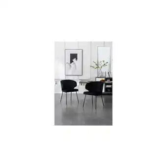 Netto Marken-Discount HOME DELUXE Esszimmerstuhl Samt Schwarz AMARA 8 Stück - versch. Ausführungen Angebot