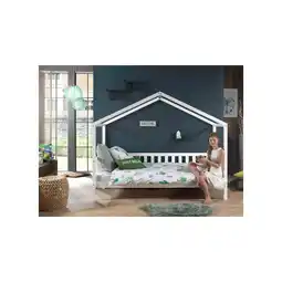 Netto Marken-Discount Dallas 1 Hausbett mit seitlicher Umrandung 90 x 200 cm Liegefläche, Weiß Angebot