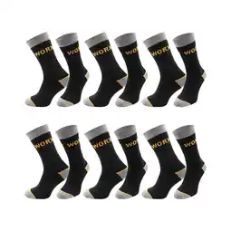 Netto Marken-Discount Chili Lifestyle WORX Arbeitssocken 6 Paar gepolstert Baumwolle Weichbund Angebot