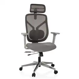 Netto Marken-Discount hjh OFFICE High End Bürostuhl CASSILIS W Stoff/Netzstoff mit Armlehnen (höhenverstellbar) Angebot