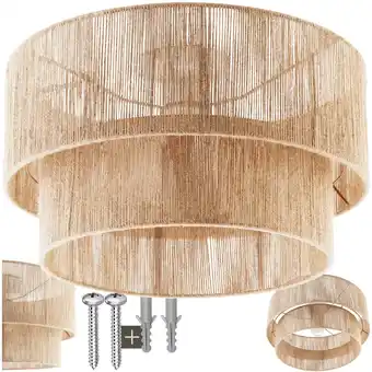 Netto Marken-Discount tectake Deckenleuchte , Boho-Stil, Stahlgestell, 45 x 25 cm Angebot