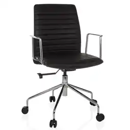 Netto Marken-Discount hjh OFFICE Luxus Chefsessel VEMONA 30 Kunstleder mit Armlehnen Angebot