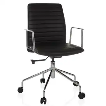 Netto Marken-Discount hjh OFFICE Luxus Chefsessel VEMONA 30 Kunstleder mit Armlehnen Angebot