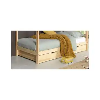 Netto Marken-Discount Bettschublade für Hausbett Serie Dallas Fa. Vipack, 90 x 190 cm, Natur Angebot