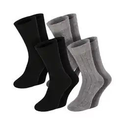 Netto Marken-Discount Chili Lifestyle Wollsocken MERINO super warm 4 Paar Weichbund Winter Angebot