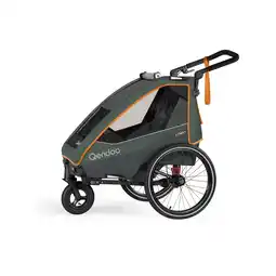 Netto Marken-Discount Qeridoo Fahrradanhänger Lynix 1 Forest Green Angebot