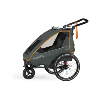 Netto Marken-Discount Qeridoo Fahrradanhänger Lynix 1 Forest Green Angebot