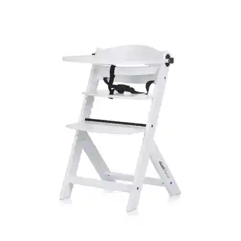 Netto Marken-Discount Chipolino Kinderhochstuhl Tip Top, Holz, verstellbar, Tisch, Gurt, Treppenstuhl weiß Angebot