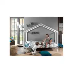 Netto Marken-Discount Dallas 3 Hausbett 90 x 200 cm Liegefläche, Weiß Angebot