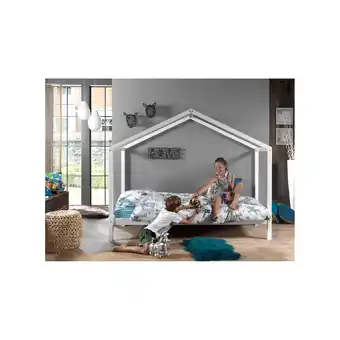 Netto Marken-Discount Dallas 3 Hausbett 90 x 200 cm Liegefläche, Weiß Angebot
