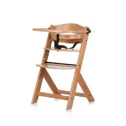 Netto Marken-Discount Chipolino Kinderhochstuhl Tip Top, Holz, verstellbar, Tisch, Gurt, Treppenstuhl beige Angebot