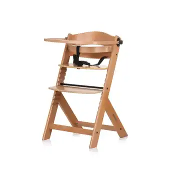 Netto Marken-Discount Chipolino Kinderhochstuhl Tip Top, Holz, verstellbar, Tisch, Gurt, Treppenstuhl beige Angebot