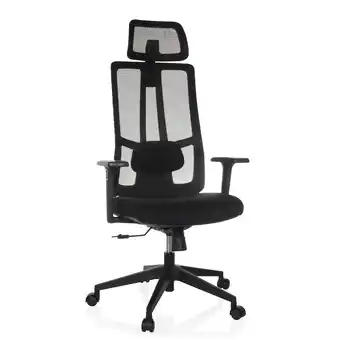 Netto Marken-Discount hjh OFFICE Profi Bürostuhl TRAMORE Stoff/Netzstoff mit Armlehnen Angebot
