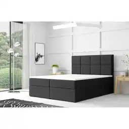 Netto Marken-Discount M-Punkt GmbH Boxspringbett NEAPEL mit Bettkasten 180 x 200 cm Schwarz - versch. Ausführungen Angebot