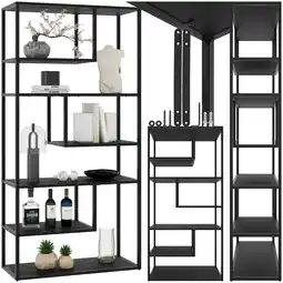 Netto Marken-Discount tectake Standregal , Industrial Look, mit 6 Fächern, inklusive Kippschutz, 85 x 35 x 188 cm Angebot