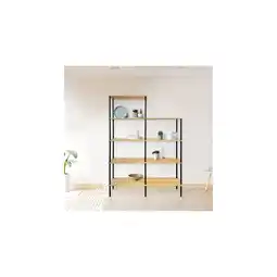 Netto Marken-Discount HOME DELUXE Regal INDU Oiled Oak 140 x 35 x 196 cm - versch. Auführungen Angebot