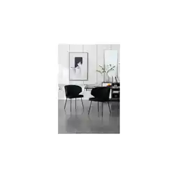 Netto Marken-Discount HOME DELUXE Esszimmerstuhl Samt Schwarz AMARA 3 Stück - versch. Ausführungen Angebot