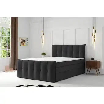 Netto Marken-Discount M-Punkt GmbH Boxspringbett PORTO mit Bettkasten 180 x 200 cm Webstoff - versch. Ausführungen Angebot