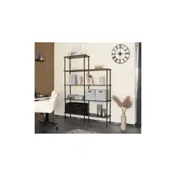 Netto Marken-Discount HOME DELUXE Regal INDU Dark Oak 140 x 35 x 196 cm - versch. Ausführungen Angebot