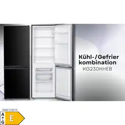 Netto Marken-Discount PKM KG230KHEB Kühlgefrierkombination schwarz 173L Kühlschrank LED Angebot