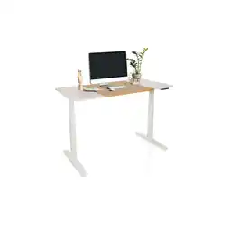 Netto Marken-Discount hjh OFFICE Elektrisch höhenverstellbarer Schreibtisch STAND T3 MDF Platte, Gestell aus Stahl Angebot