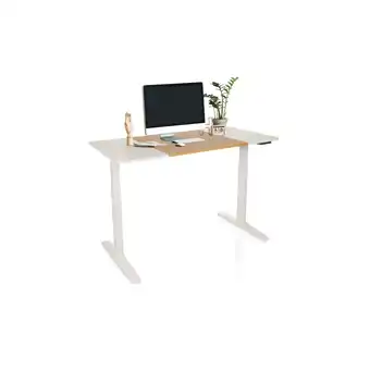 Netto Marken-Discount hjh OFFICE Elektrisch höhenverstellbarer Schreibtisch STAND T3 MDF Platte, Gestell aus Stahl Angebot