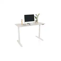 Netto Marken-Discount hjh OFFICE Elektrisch höhenverstellbarer Schreibtisch STAND PRO MDF Platte, Gestell aus Stahl Angebot