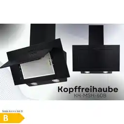 Netto Marken-Discount PKM Dunstabzugshaube KH-MSH-60B schwarz 60cm breit in schwarz mit Randabsaugung Angebot