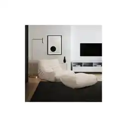 Netto Marken-Discount HOME DELUXE Relaxsessel mit Hocker CHILL Beige - versch. Ausführungen Angebot