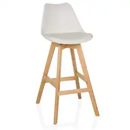 Netto Marken-Discount hjh LIVING Barhocker 2er Pack SCANDI HIGH Kunststoff ohne Armlehnen Angebot
