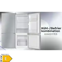 Netto Marken-Discount PKM Kühlgefrierkombination KHKG117ES 117 Liter Nutzinhalt, Silber, Nur 39 dB Angebot