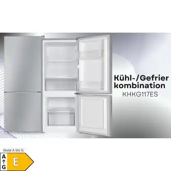 Netto Marken-Discount PKM Kühlgefrierkombination KHKG117ES 117 Liter Nutzinhalt, Silber, Nur 39 dB Angebot