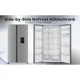 Netto Marken-Discount PKM KHSBS510DNFWDDIX Side by Side Kühlschrank 529 L Wasserspender Angebot