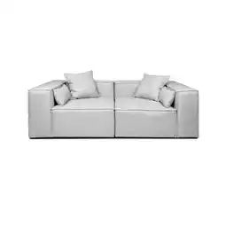 Netto Marken-Discount HOME DELUXE Modulares Sofa VERONA Größe S Hellgrau - versch. Ausführungen Angebot