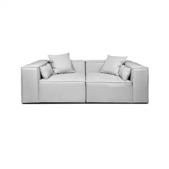 Netto Marken-Discount HOME DELUXE Modulares Sofa VERONA Größe S Hellgrau - versch. Ausführungen Angebot