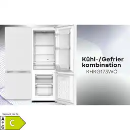 Netto Marken-Discount PKM KHKG173WC weiß Kühlgefrierkombination 161L Kühlschrank LED Angebot