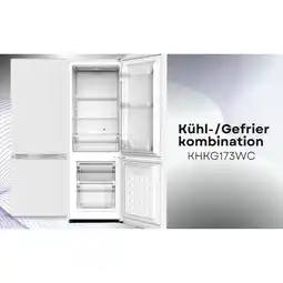 Netto Marken-Discount PKM KHKG173WC weiß Kühlgefrierkombination 161L Kühlschrank LED Angebot