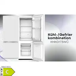 Netto Marken-Discount PKM KHKG173WC weiß Kühlgefrierkombination 161L Kühlschrank LED Angebot