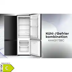 Netto Marken-Discount PKM KHKG173BC schwarz Kühlgefrierkombination 161L Kühlschrank LED Angebot