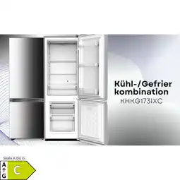 Netto Marken-Discount PKM KHKG173IXC Inox Kühlgefrierkombination 161L Kühlschrank LED Angebot