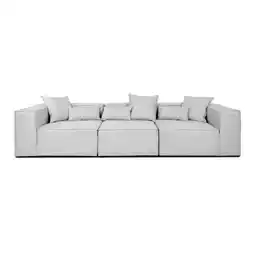 Netto Marken-Discount HOME DELUXE Modulares Sofa VERONA M Hellgrau - versch. Ausführungen Angebot