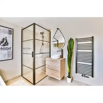 Netto Marken-Discount HOME DELUXE LED-Spiegel Rund FIANA – 80 cm inkl. Aufhängung Angebot