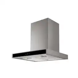 Netto Marken-Discount PKM 8060G Z 60cm Kamin-Dunstabzugshaube Edelstahl Glas schwarz Abluft Umluft Angebot