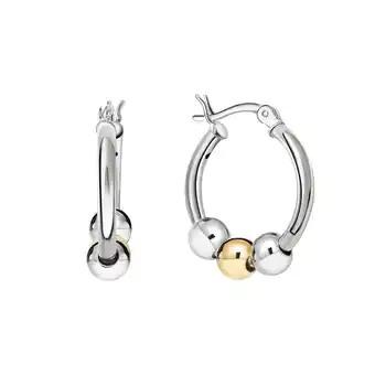 Netto Marken-Discount Zeeme Silber Creolen 925/- Sterling Silber rhodiniert/rosé Angebot