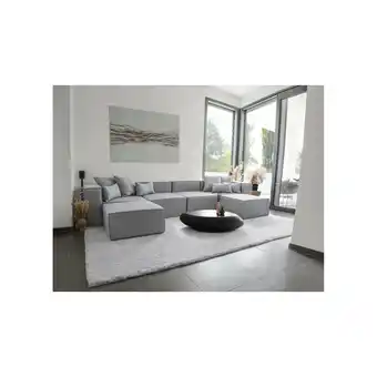 Netto Marken-Discount HOME DELUXE Modulares Sofa VERONA XXL Hellgrau - versch. Ausführungen Angebot