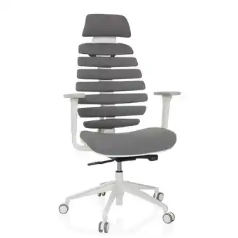 Netto Marken-Discount hjh OFFICE Profi Bürostuhl ERGO LINE W Stoff mit Armlehnen Angebot