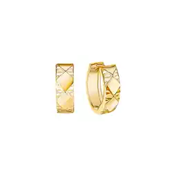 Netto Marken-Discount Fascination by Ellen K. Klappcreolen 585/- Gelbgold bicolor glanz/diam Angebot