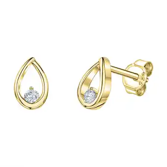 Netto Marken-Discount Fascination by Ellen K. Ohrstecker 585/- Gelbgold glanz Zirkonia Angebot