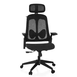 Netto Marken-Discount hjh OFFICE Profi Bürostuhl ARCEO F Stoff/Netzstoff mit Armlehnen (höhenverstellbar) Angebot